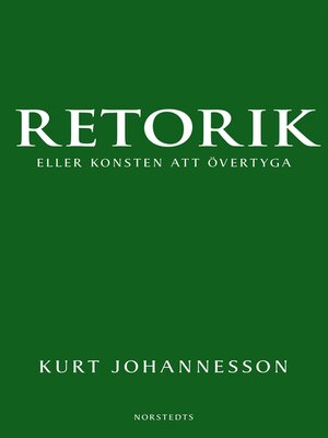 cover image of Retorik eller konsten att övertyga
